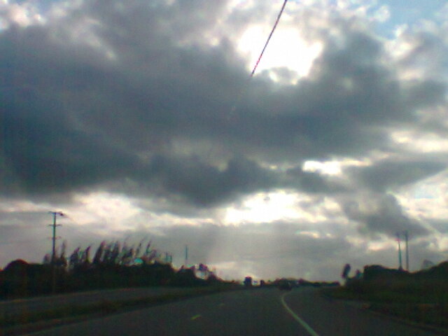Stratocumulus na estrada em Natal-RN