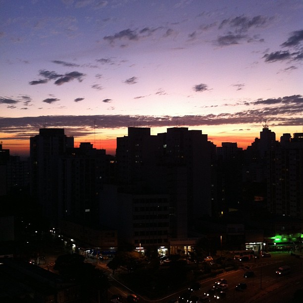 Pôr-do-sol de um dia qualquer
