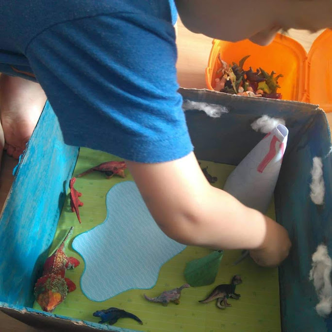 Dicas para fazer um diorama com as crianças