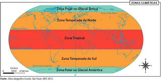 Zonas Térmicas do Planeta