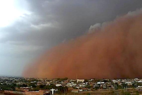 Por que teve tempestade de poeira em Ribeirão Preto?