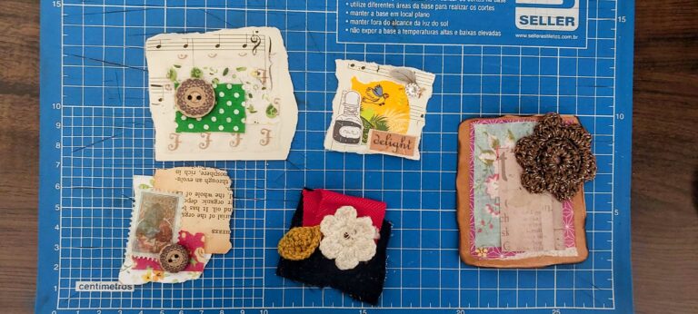 Junk journal: colecionei vários papéis e adesivos e não sei por onde começar